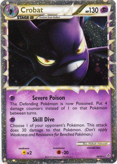 Pokemon HeartGold Soulsilver Unleashed Single Card Ultra Rare Crobat Prime  84 - ToyWiz