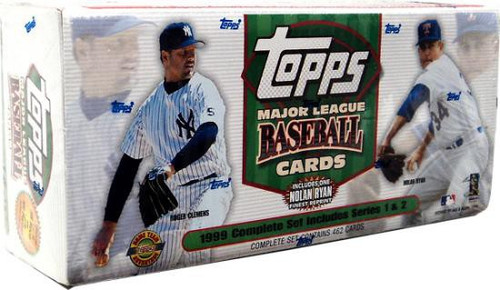MLB Topps 1999 Baseball Trading Card Set Series 1 2, 462 Cards
