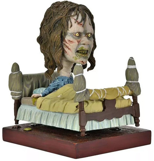 NECA The Exorcist Regan Head Knocker In Bed - ToyWiz