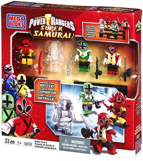 Mega Bloks Power Rangers Super Samurai Battle Pack II