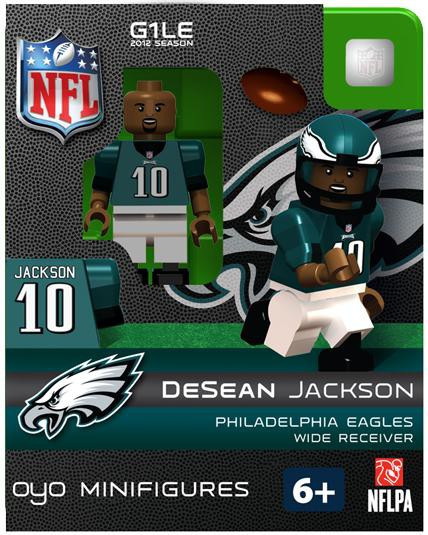 NFL Philadelphia Eagles NFL Generation 1 2012 Season DeSean Jackson  Minifigure OYO - ToyWiz