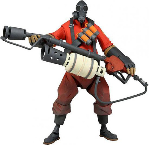 NECA Team Fortress 2 RED Series 1 The Pyro Action Figure