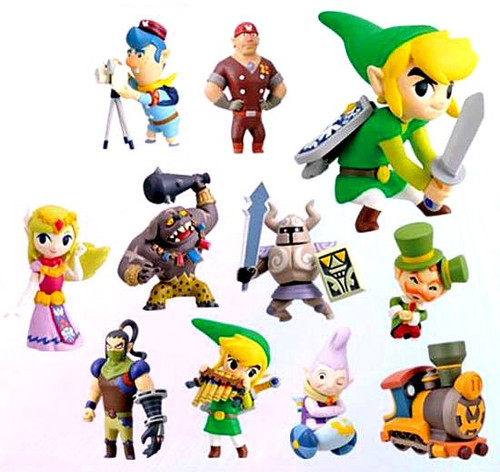 Legend of Zelda Choco Egg Mini Figure Link A Nintendo Furuta Spirit Tracks