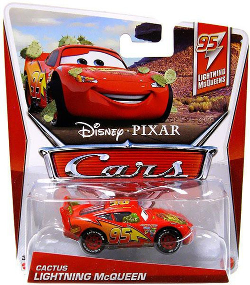 Disney Pixar Cars Series 3 Cactus Lightning McQueen 155 Diecast