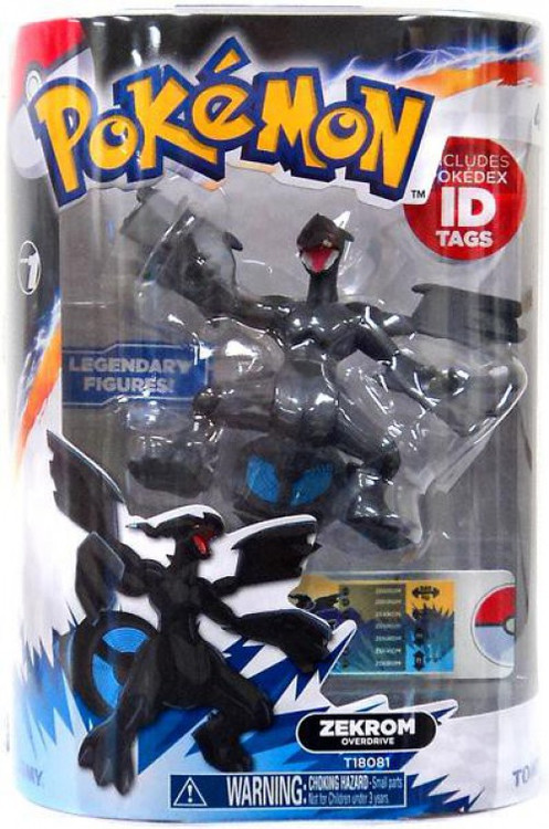 Figurines Lot De 6 Figurine Pokémon Noir & Blanc - Zekrom Overdrive Pokémon  - UltraJeux