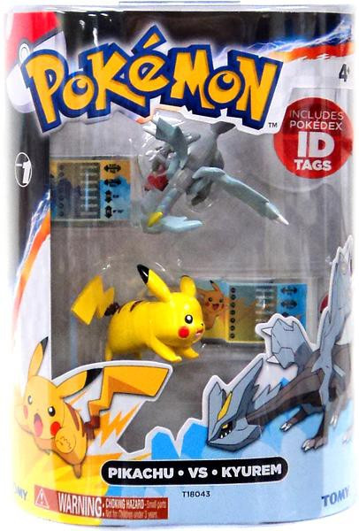 Pokemon Black White Basic Pikachu vs. Kyurem Figure 2-Pack TOMY