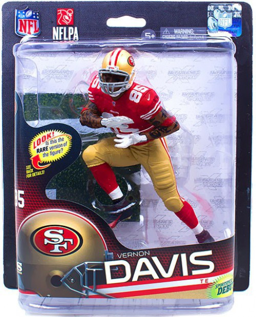 CUSTOM McFARLANE - FRANK GORE - SAN FRANCISCO 49ERS FIGURE