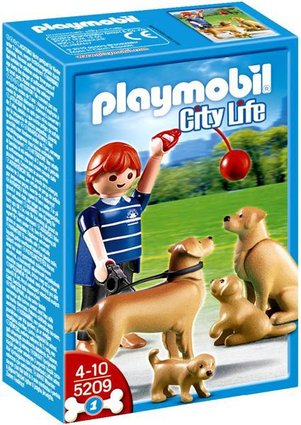 Playmobil Life Golden Retriever with Puppies Set 5209 -