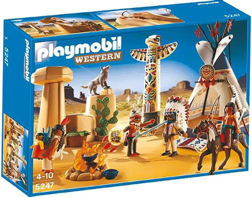 Playmobil Native American Totem Pole Set - ToyWiz