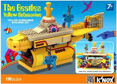 KNEX The Beatles Yellow Submarine Yellow Submarine Set 48464 - ToyWiz