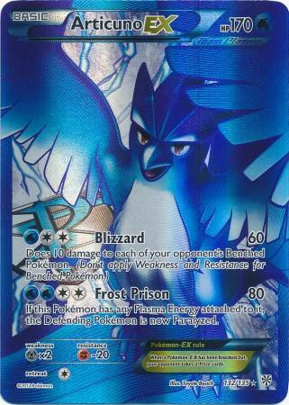 Pokemon Trading Card Game Black White Plasma Storm Single Card Ultra Rare Articuno EX 132 - ToyWiz Pokemon Trading Card Game Black White Plasma Storm Single Card Ultra Rare Articuno EX 132 - ToyWiz