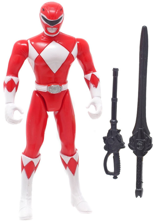 Power Rangers Mighty Morphin 2010 Red Ranger 4 Action Figure Loose ...