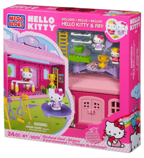 Mega Bloks Sanrio Hello Kitty School Series Workout Time Set 10879