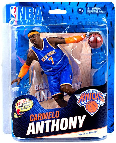 Mcfarlane NBA 20 Carmelo Anthony Knicks green exclusive figure