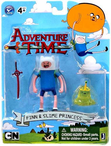 Adventure Time Finn Slime Princess 3 Figure 2-Pack Jazwares - ToyWiz