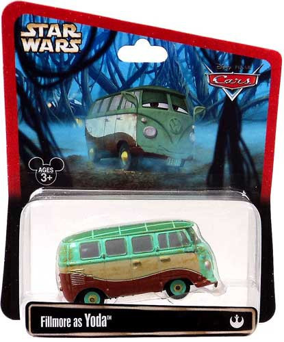 Disney Pixar Cars Star Wars Fillmore as Yoda Exclusive 155 Diecast Car ...
