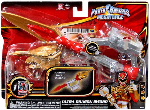 Power Rangers Megaforce Ultra Dragon Sword Roleplay Toy Bandai