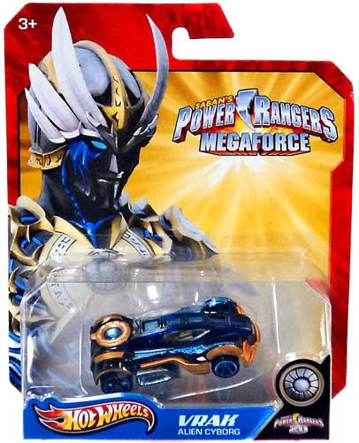 Power Rangers Megaforce Hot Wheels Vrak Alien Cyborg 150 Diecast