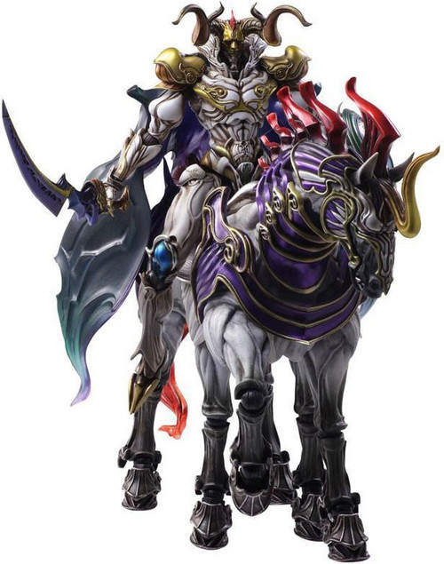 Dissidia Final Fantasy Creatures Bring Arts Odin with Slepnir 9.6