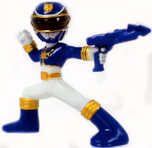Power Rangers Megaforce Series 1 Blue Megaforce Ranger 2 PVC Mini ...