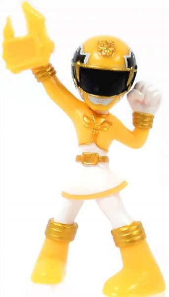 Power Rangers Megaforce Series 1 Yellow Megaforce Ranger 2 PVC Mini ...