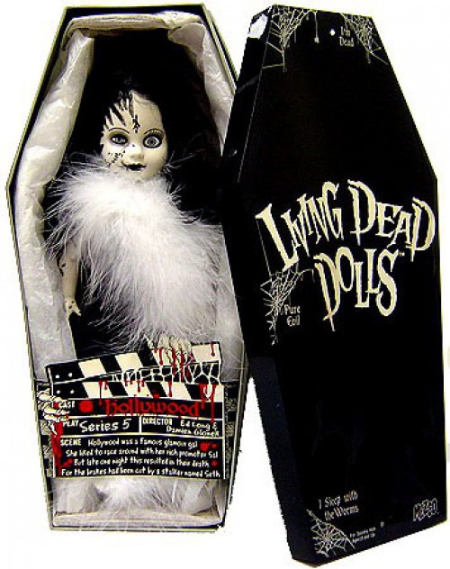 Living Dead Dolls Series 5 Hollywood Exclusive 10 Doll Black White 