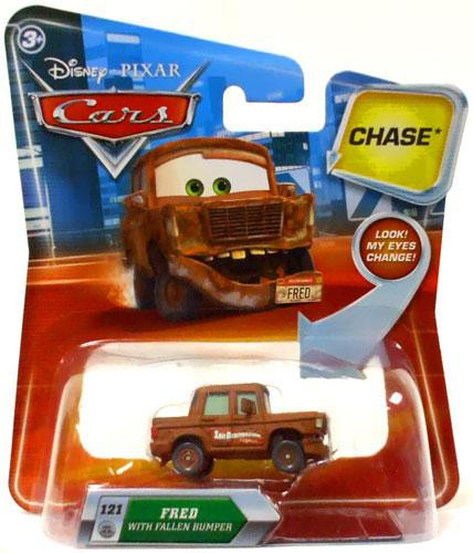 Disney / Pixar Cars Lenticular Eyes Series 2 Fred with Fallen Bumper  Diecast Car