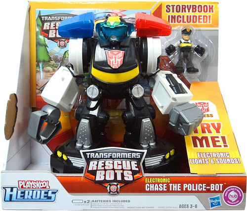 Playskool heroes transformers deals rescue bots chase