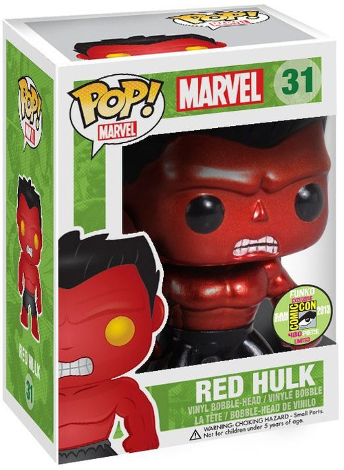 Funko Marvel Universe POP Marvel Spider-Man Exclusive Vinyl Bobble Head 03  Red Black, Damaged Package - ToyWiz