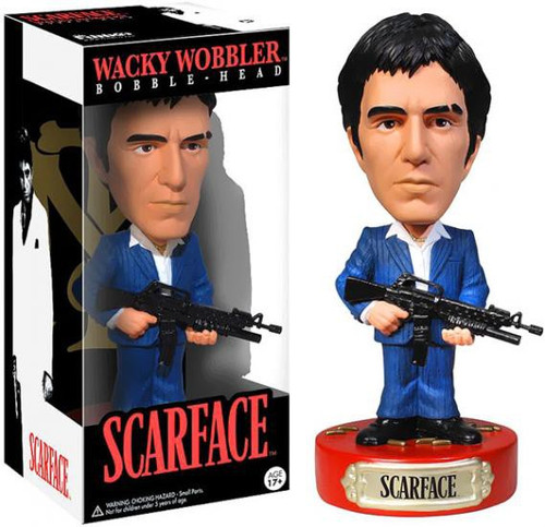 TOWER RECORDS限定 Wacky Wobbler SHE-VA シヴァ Funko Scarface Wacky Wobbler Tony Montana Bobble Head - ToyWiz