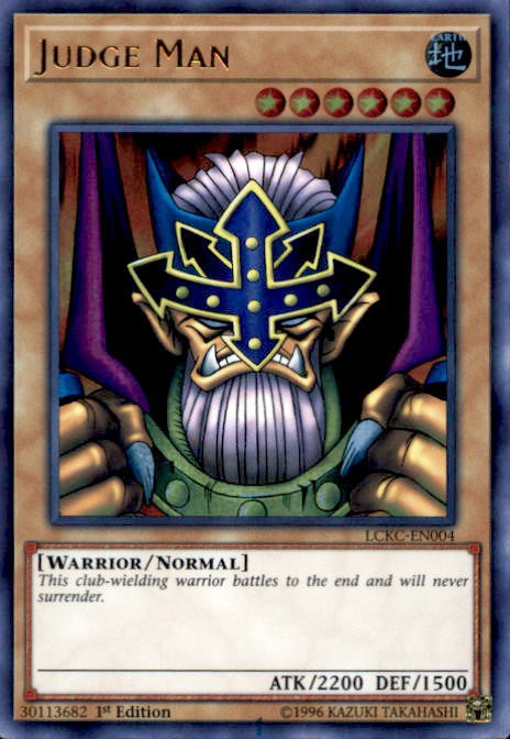 YuGiOh Trading Card Game Kaiba Legendary Collection Single Card Ultra Rare  Judge Man LCKC-EN004 - ToyWiz