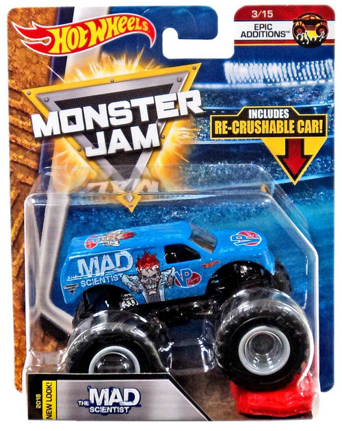 Hot Wheels Monster Jam The Mad Scientist Diecast Car 315 Epic