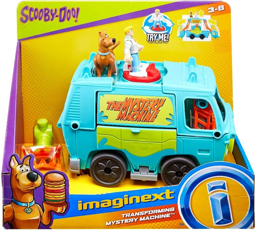 Fisher Price Scooby Doo Imaginext Transforming Mystery Machine 3 Figure ...