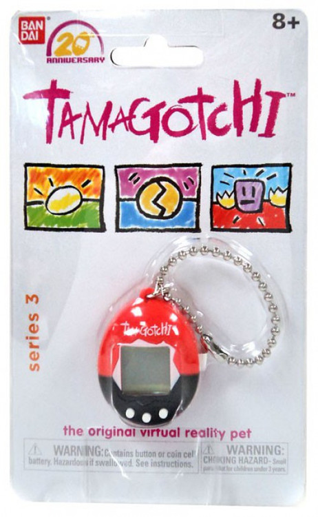 Tamagotchi 20th Anniversary Series 3 Red Black 1.5 Virtual