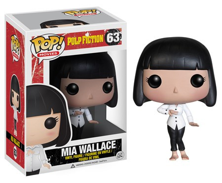 Funko Pulp Fiction POP Movies Mia Wallace Vinyl Figure 63 Damaged