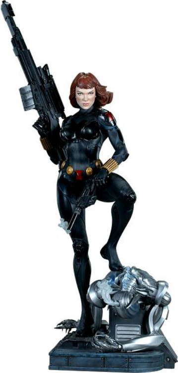 MARVEL AVENGERS BLACK WIDOW フィギュア Marvel Black Widow 24 Premium Format Statue Sideshow Collectibles