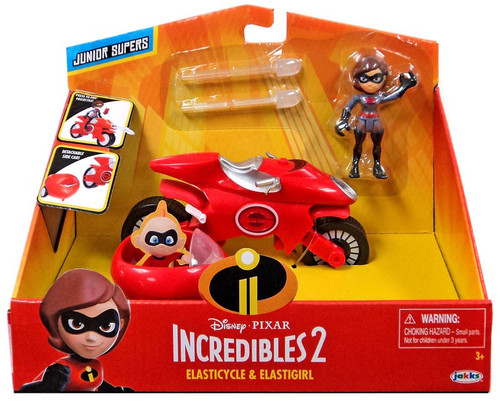 Disney Pixar エラスティガール エラスティサイクル INCREDIBLES 2 Clip - 