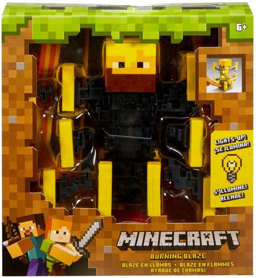 Minecraft Burning Blaze Light-Up Figure