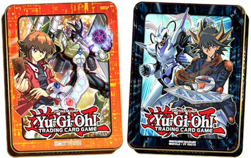 YuGiOh Trading Card Game 2018 Jaden Yuki Yusei Fudo Set of Both Mega Tins  Konami - ToyWiz