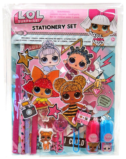 LOL Surprise Stationery Set Kit Small MGA Entertainment ToyWiz