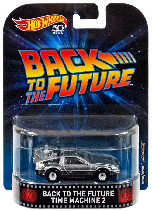 Back to the Future Hot Wheels Real Riders Delorean Time Machine