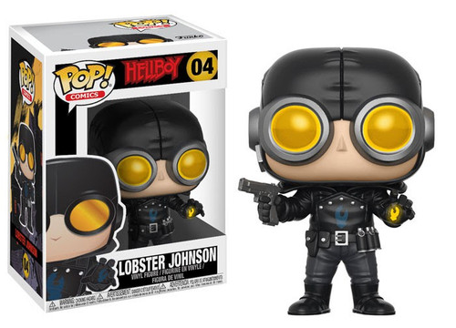 Funko Hellboy POP Comics Lobster Johnson Vinyl Figure 04 Damaged