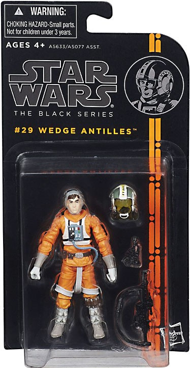 Star Wars The Empire Strikes Back Black Series Wave 5 Wedge Antilles Action  Figure #29 [Damaged Package]