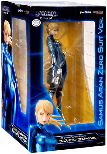 Metroid Other M Zero Suit Samus Aran 18 PVC Figure Original
