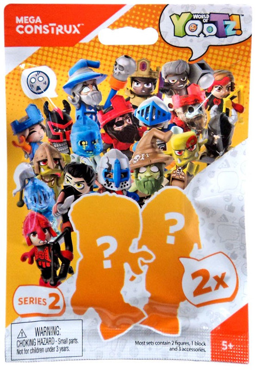 Mega Construx World of Yootz Series 2 Mystery Pack 2 RANDOM Mini