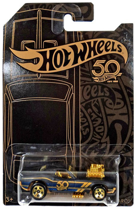 Hot Wheels 50th Anniversary Black Gold Rodger Dodger 164 Diecast - Main Image