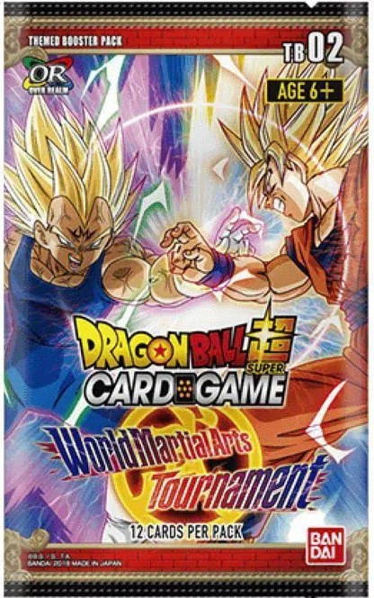 dragon ball super card game tournament of power booster box TCG 1 Booster Pack contains 12 cards each.1 Box contains 24 Booster Packs. Dragon Ball Super Cross Worlds