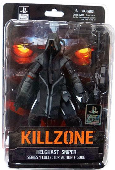Killzone Series 1 Helghast Sniper Action Figure Damaged Package DC