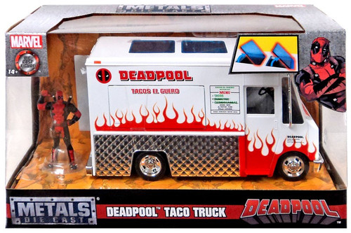 DEADPOOL TACO TRUCK ミニカー　ホットウィール Deadpool Taco Truck Deadpool Diecast Figure Marvel Series 1
