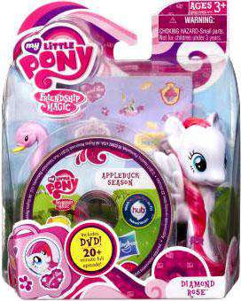 My Little Pony Friendship is Magic DVD Packs Diamond Rose Figure Hasbro Toys  - ToyWiz